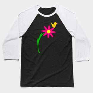 Birdie's Great Big Flower Adventure Baseball T-Shirt